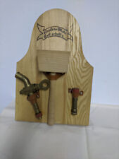 Bierzapfset mit Hammer und Lüftungsventil + Holzhalterung