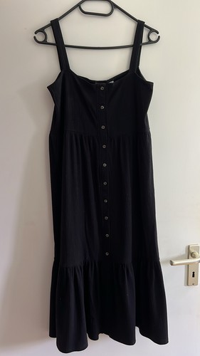 Midikleid schwarz noisy may - schwarz, m