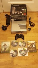 Limited Edition Xbox Halo Reach 360 Slim Konsole 250gb Bundle alle Kabel 6 Spiele