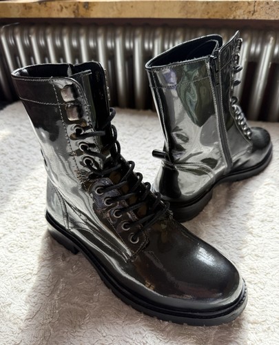 Lack leder boots - lack,