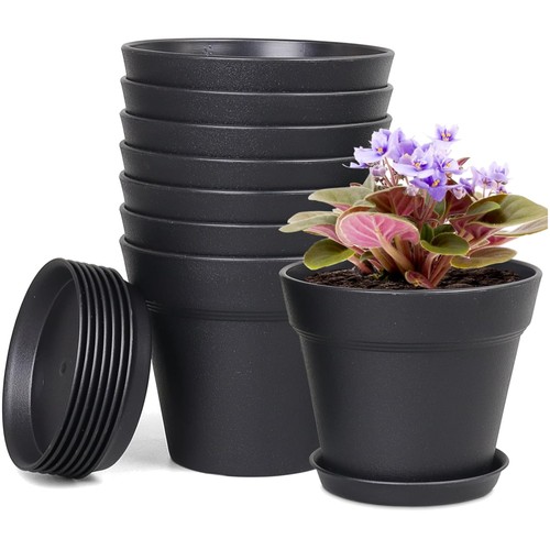 8er set blumentöpfe - set, 10cm