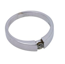 Solitär Brillant Ring 585 Gold 14 Kt Weißgold Christ Wert 680,-