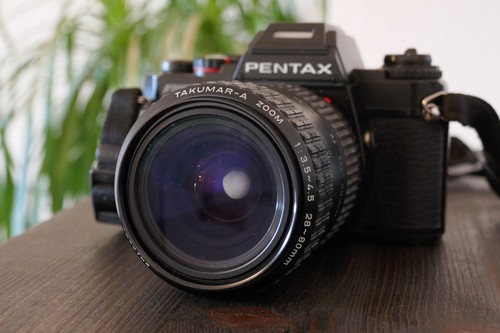 Pentax program mit objektiv - a,