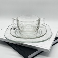 (4) Vintage Joe Colombo Gedeck „Arno“ • Tasse Teller • Italy • Service • 1960er