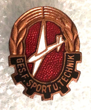 1960 GST DDR Flugsport Flugmodellsport Bronze Leistungsabzeichen Abzeichen