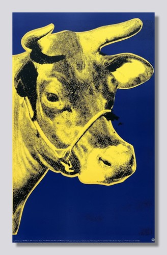 Andy warhol yellow - andy, cow»