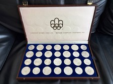 Komplett Set 28 Silbermünzen