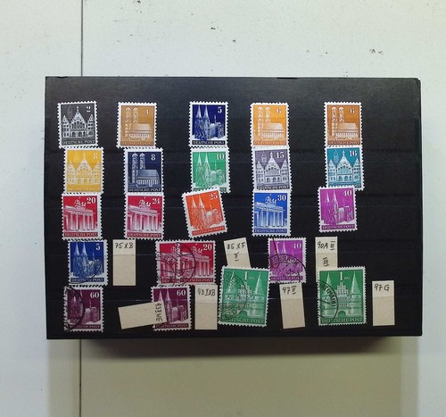 Briefmarken sammlung 56x - in,