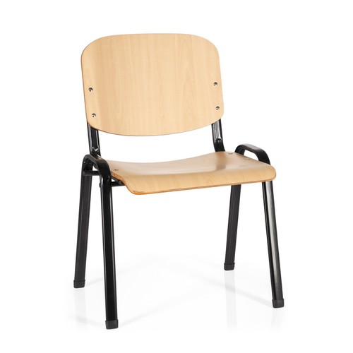 Besucherstuhl holz stapelstuhl - holz,