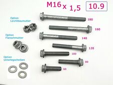 1x 5x 10x Schraube DIN 6921 M16x1,5x30 bis M16x1,5x180 10.9 hochfest Zinklamelle