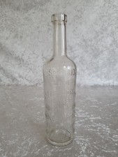 Antike Glasflasche 'Stonsdorfer Bitter', Cunnersdorf im Riesengebirge, Kowary