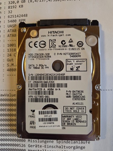 Hdd hitachi hts543232a7a384 - hdd,