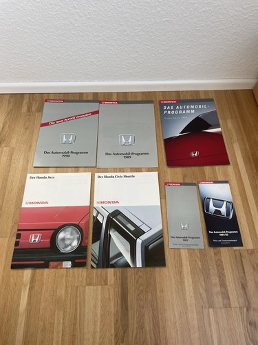 Honda prospekte 1989 - honda,
