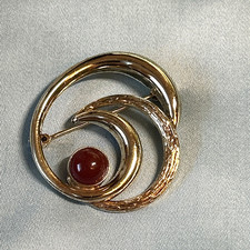 Vintage-Brosche Doublé mit