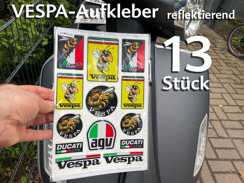 Vespa aufkleber stk set - 13, stk.-set