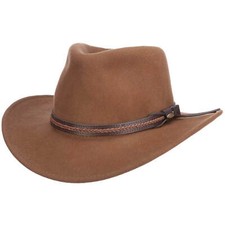Cowboyhut aus 100% Wolle -
