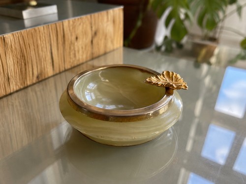 Onyx marmor aschenbecher - marmor,