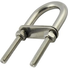 U-Bolt Edelstahl VA Bolzen Zug-Öse Schleppöse Wasserskiöse Motorboot Augbügel