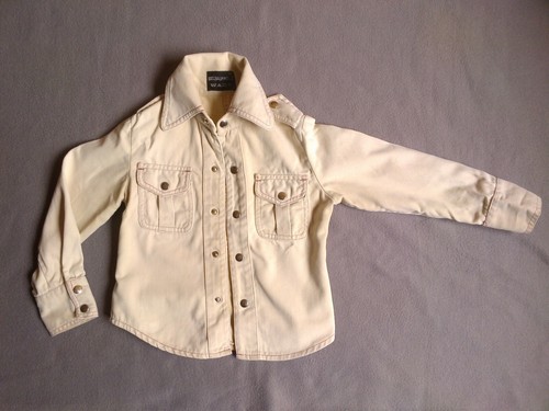 Jeansjacke jeanshemd beige - jeanshemd,