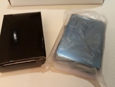 Benzinfeuerzeug Blau poliert