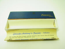 Original Vintage Box für KAWECO DIA Füllfederhalter mit Papieren