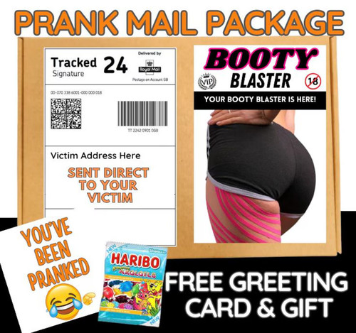 Lustiges streich post paket - streich,