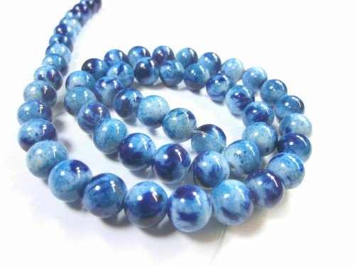 Jade aqua blau weiß - , kugeln