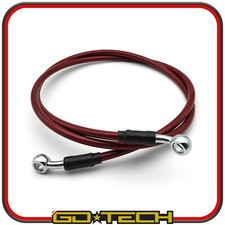 BREMSSCHLAUCH FLIED LUFTFAHRT MOTORRAD SCOOTER RACING UNIVERSAL 120cm ROT