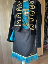 4711 Karneval Rock Gr. M-L Unikat mit Straußenfedern