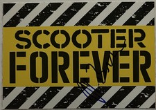 H P Baxxter Scooter signiert