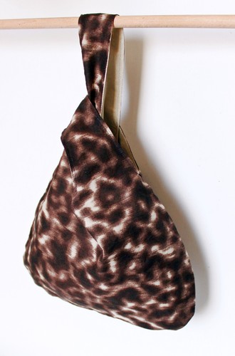 Knotentasche mit innentasche - knotentasche,