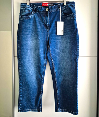 Cecil toronto damen jeans - toronto, blau