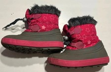 Graue/bunte komplett gefütterte Schneestiefel - Größe: 26/27 - marke: Vertbaudet
