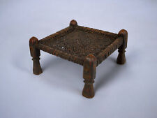 36x36 cm antik Hocker Antique Chair Low stool Nuristan Afghanistan Pakistan 21/H
