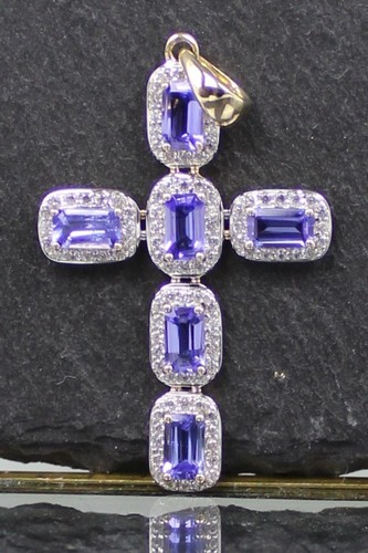 Edelstein goldkreuz - edelstein,