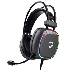 Gaming Headset mit Mikrofon USB Gamer PC Kopfhörer Rainbow RGB GAMEPOWER Raijin