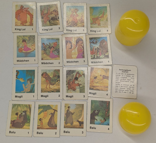 Rar dschungelbuch quartett - dschungelbuch,