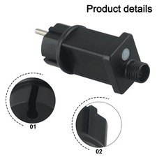 LED Lichterkette Adapter für 24V Niedervolt mit Timer und Wasserdicht