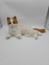 Hasbro FurReal Friends Lulu Katze Plüschtier Interaktiv 40cm Braun Weiß 2009 Vtg