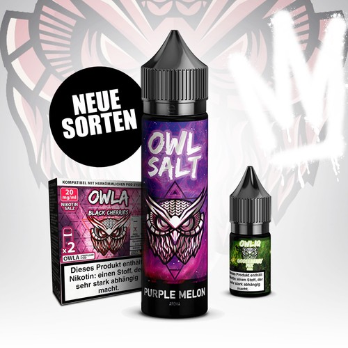 Owl salt longfill 10ml - salt,