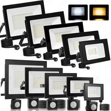 LED Fluter mit Bewegungsmelder/Stecker 10W 20W 30W 50W 100W 500W Außen Strahler
