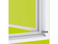 Insektenschutzfenster, 110 x 130 cm, magnetisch, weiß - B-Ware einwandfrei