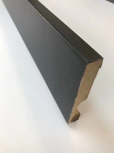 Sockelleiste mdf schwarz - mdf, esche
