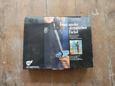 Feuer aus der olympischen Fackel - Olympiagas Spiele 1972 München - Feuerzeug