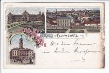 UKRAINE , BUKOWINA , LITHO GRUSS AUS CZERNOWITZ , 1897