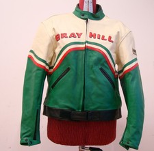 Jacke lederjacke grün - lederjacke,