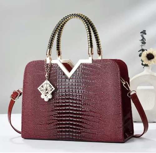 Damen henkeltasche bordeaux - damen,