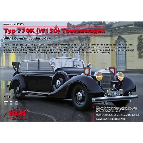 Icm icm35533 mercedes typ 770k - mercedes,