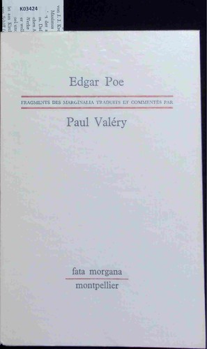 Edgar poe fragments des - poe,