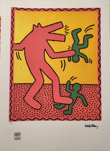 Keith harding lithographie - harding,